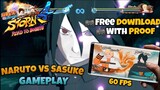 DOWNLOAD FOR FREE NARUTO : STORM 4|Android Gameplay|Naruto Vs Sasuke|(Tutorial+Gameplay) BrenanVlogs