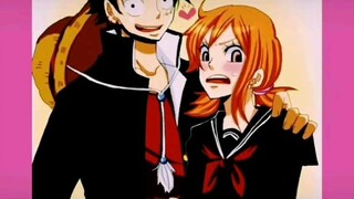 Cặp đôi Nami và Thuyền trưởng Luffy