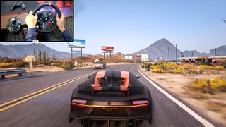 2021 Bugatti Super Sport | GTA 5 | Logitech g29 gameplay