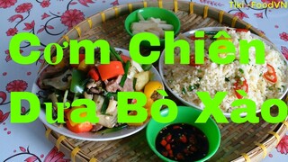 Các Món Ăn Ngon-Cơm chiên_Bò xào cải chua_quá ngon luôn #54