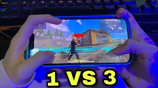 1 VS 3 IPHONE 6S 📲 SETTINGS ⚙️ HUD+ DPI + MACRO 🇧🇷 FREE FIRE