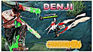 DENJI in Mobile Legends 😳😱| MLBB x Chainsaw Man 😱🔥