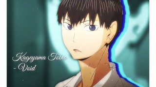 Kageyama Tobio edit || Void (Alight Motion)