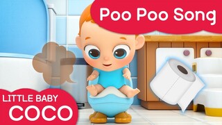 [Littlebaby COCO] 💩Poo poo Song🚽 | Preschool Song🎶 | Potty-train🧻 | good habbit song for Kids☺️