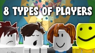 8 Types Of Players in Tower of Hell...