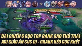 RANK THÁI ĐẦU MÙA ĐÁNH GẮT RA SAO? TRẬN ĐẠI CHIẾN 6 CỤC TOP VỚI SỰ GÓP MẶT CỦA TOP 1 YUE THÁI LAN