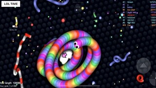 Slither.io A.I. 100,000+ Score Epic Slitherio Gameplay #83 14