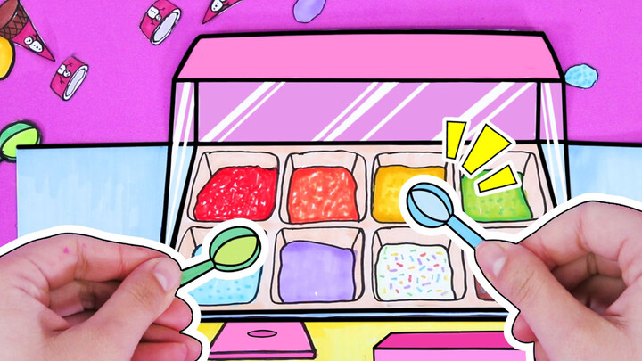 Stop Motion Animation: Box Beart TV Opens a New Ice-cream Stall (1)