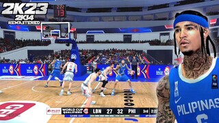 FIBA Philippines vs Lebanon NBA 2K23 (2K14 REMASTERED)