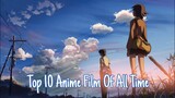 Top 10 most favorite anime film of all time