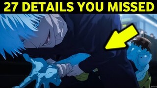 27 Details You Missed In Jujutsu Kaisen Season 2 Episode 9