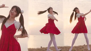 【Xi Yan】 Twilight Love Song ❤Dance a house dance dưới ánh hoàng hôn tuyệt đẹp