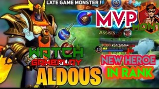 🇵🇭ALDOUS FIGHTER /new heroe comeback in rank game / MVP /build vs items MLBB