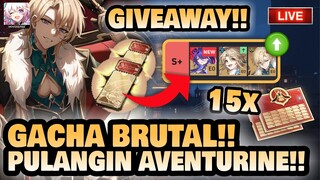 GACHA BRUTAL AVENTURINE!! Kalian Gacha Siapa?? +GIVEAWAY!! 🤔 | Honkai: Star Rail