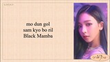 aespa (에스파) - Black Mamba (Easy Lyrics)