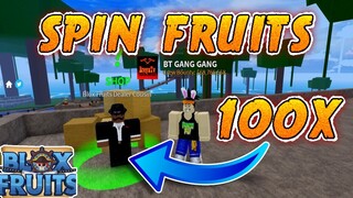 Spin 100x In Blox Fruits Cousin Dealer, Here's What I got | Roblox