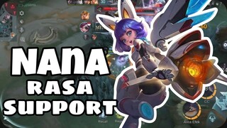 Highlight MLBB | Nana rasa Support 🥲 apa jadinya kalau punya tim open war terus? 😭🥶