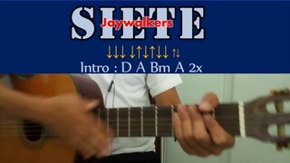 Siete - Jaywalkers - Guitar Chords