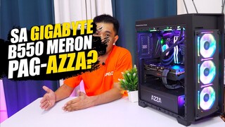 Gigabyte B550 Aorus Pro Gaming PC 60K+ Build ft AZZA Obsidian 270 & Blizzard 240 AIO GANDA NG FANS