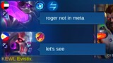 I USED ROGER IN MYTHIC RANK!! THEY UNDERESTIMATE ME?!