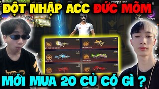 FREE FIRE | Đột Nhập Thành Công Acc Đức Mõm Mới "Mua 20 Củ" Có Những Gì, Bớt Ngờ Với Kho Súng ???