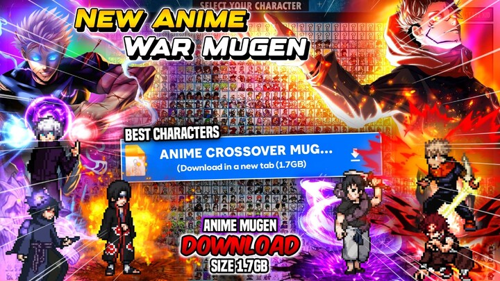 Game Anime Crossover Mugen Android 2024‼️Game Anime Offline Tanpa Emulator