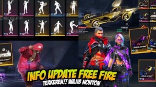 BOCORAN FF! SEMUA EMOTE TERBARU & EVENT ANNIVERSARY FF, SKIN MCLAREN TERBARU, DL