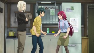 Emi & Maou Fighting Over Alas Ramus's Sleepover | Hataraku Maou-sama Season 3