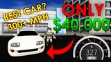 TOYOTA SUPRA IS THE FASTEST CAR FOR $40K?! | Roblox Vehicle Simulator | UNDERRATED CAR?