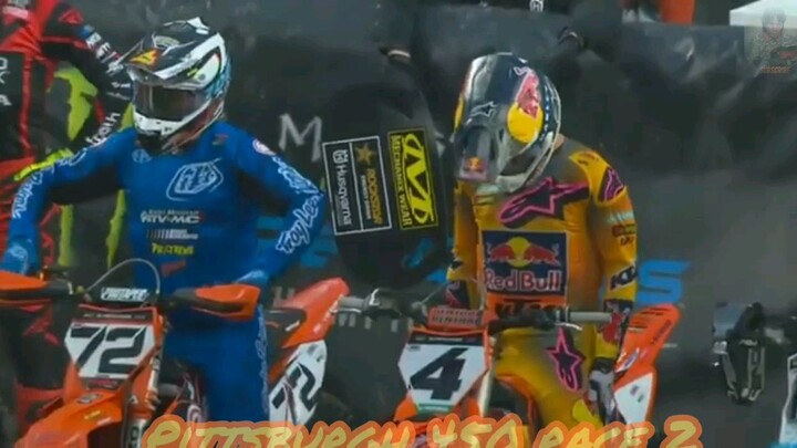Pittsburgh Supercross; 450 heat 2