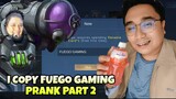Impersonating Fuego Gaming In Mobile Legend Part 2