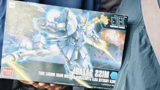 Miss Sazabi has arrived, never mind the quality of the model, I'm very excited now