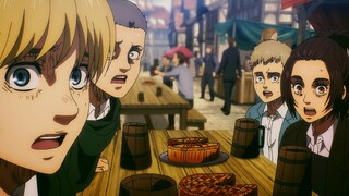 Avengers berkumpul dan menyelamatkan dunia bersama! Raksasa itu menyikat giginya dan Ani memakan adegan nama itu. [Attack on Titan musim terakhir 24 kata]