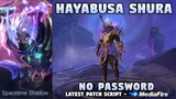 New Hayabusa Shura Skin Script No Password | Hayabusa 11.11 Skin Script | Mobile Legends