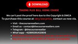 Trading Plus Bull Riding Course