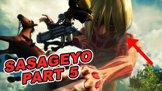 PINOY TITAN KILLER VS FEMALE TITAN  - Attack on Titan 2 Tagalog Part 5