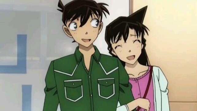 "Detective Conan" Kid pretends to be Shinichi and dates Xiaolan Kaito Kid vs Xiaolan