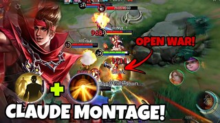 MONTAGE🔥 CLAUDE FLICKER + ULTI AUTO PALING DEPAN SOAL OPEN WAR