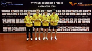 ZHUSIBING/YANGYIYUN-WANGXIAOTONG/HANFEIER-WTT Feeder Cappadocia 2025-TRAO GIẢI