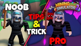 Tips & Trick Cara Cepat Menjadi Pro Di Game MINING SIMULATOR 2 (ROBLOX INDONESIA)