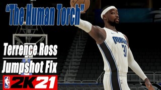 Terrence Ross Jumpshot Fix NBA2K21 with Side-by-Side Comparison