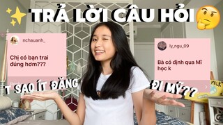 TRẢ LỜI CÁC CÂU HỎI CỦA CÁC BẠN!! (q&a phần 2)