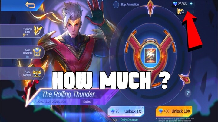 How Much To Get Chou Thunderfist Skin ? 26366 Diamonds, How To get Chou Thunderfist 2021 | MLBB