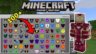 แจก+รีวิวแอดออนซุปเปอร์ฮีโร่โครตเจ๋ง!! มีของและชุดเยอะมาก!!โหลดง่าย!! Minecraft pe 1.16.201