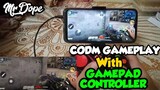 PLAYING CODM WITH GAMEPAD BLUETOOTH