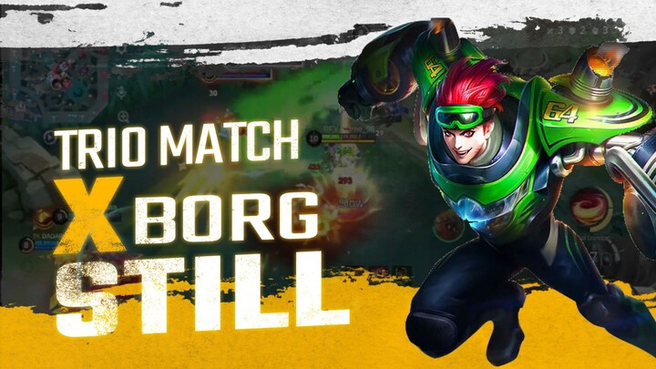 Cara Main X Borg Main Trio : KDA 4  4 10 - MOBILE LEGENDS #mobilelegends