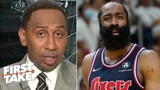 First Take | James Harden is officially washed - Stephen A. reacts to 76ers loss to the Heat 106-92
