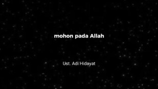 mohon kepada Allah