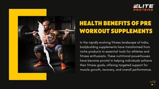 Health Benefits of Pre Workout Supplements