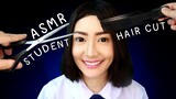 ASMR ไทย ตัดผม ให้เพื่อน ไปโรงเรียน ✂️ ASMR Back to School HAIRCUT [Binaural] Scissors, Comb